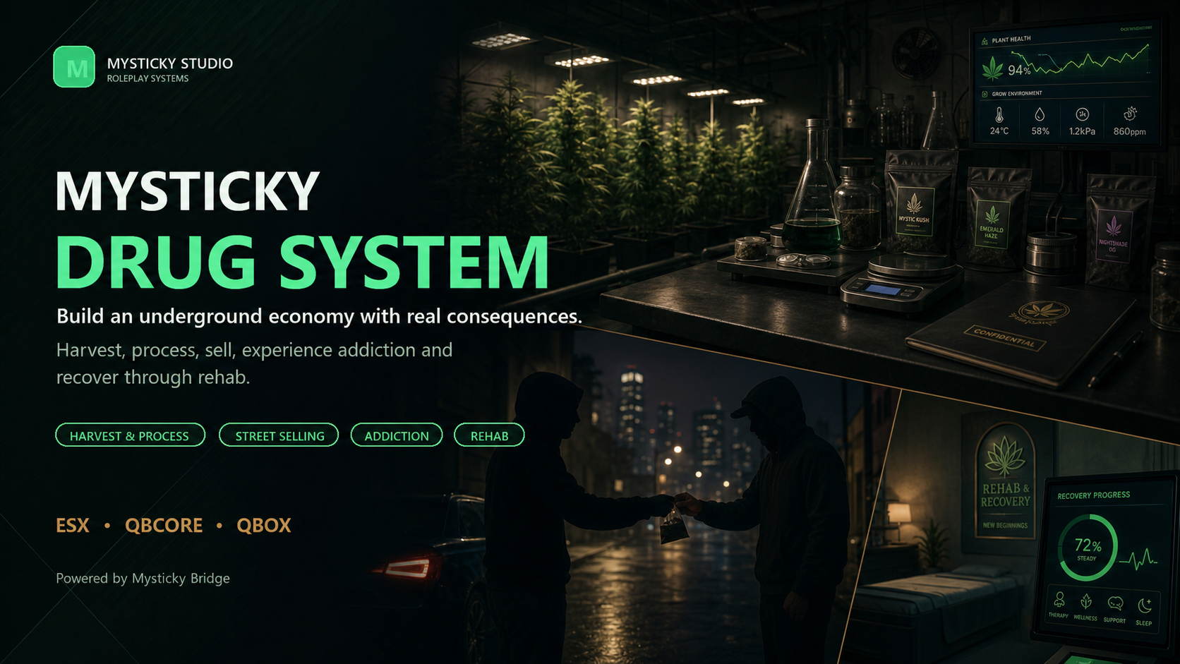 Mysticky Drug System product artwork